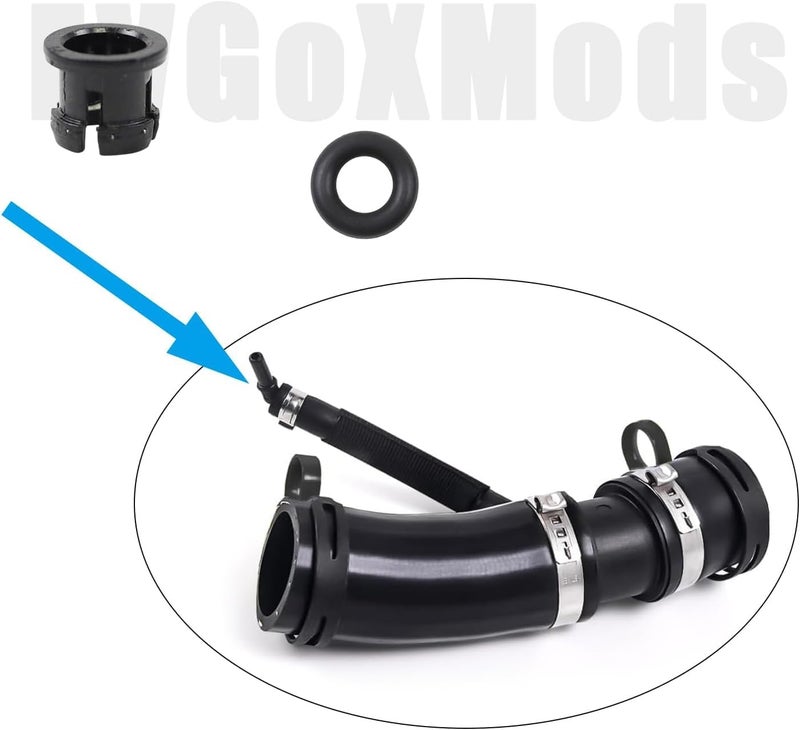 EVGoXMods Thermostat Water Outlet Hose Connector Kit Compatible with Land Rover Range Rover Sport Velar Discovery 4 - Image 5